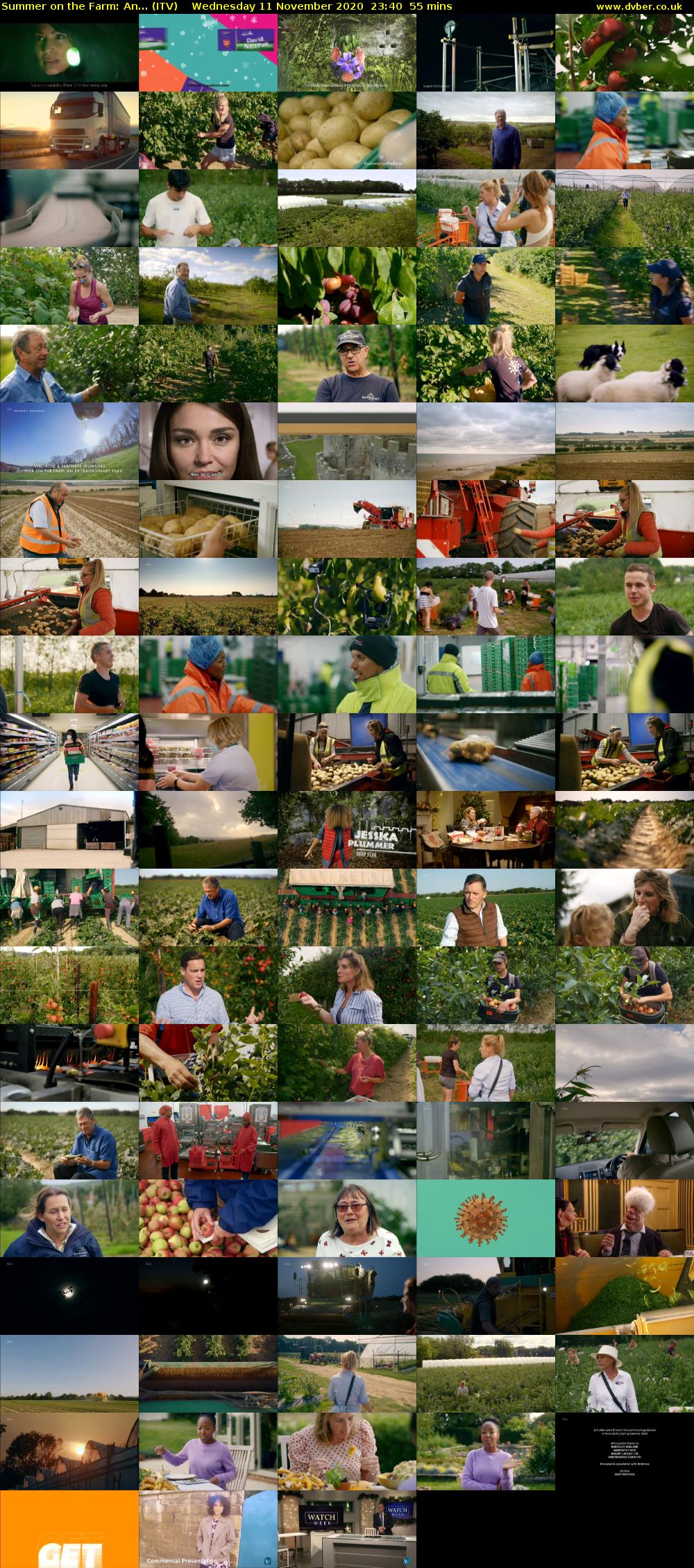 Summer on the Farm: An... (ITV) Wednesday 11 November 2020 23:40 - 00:35