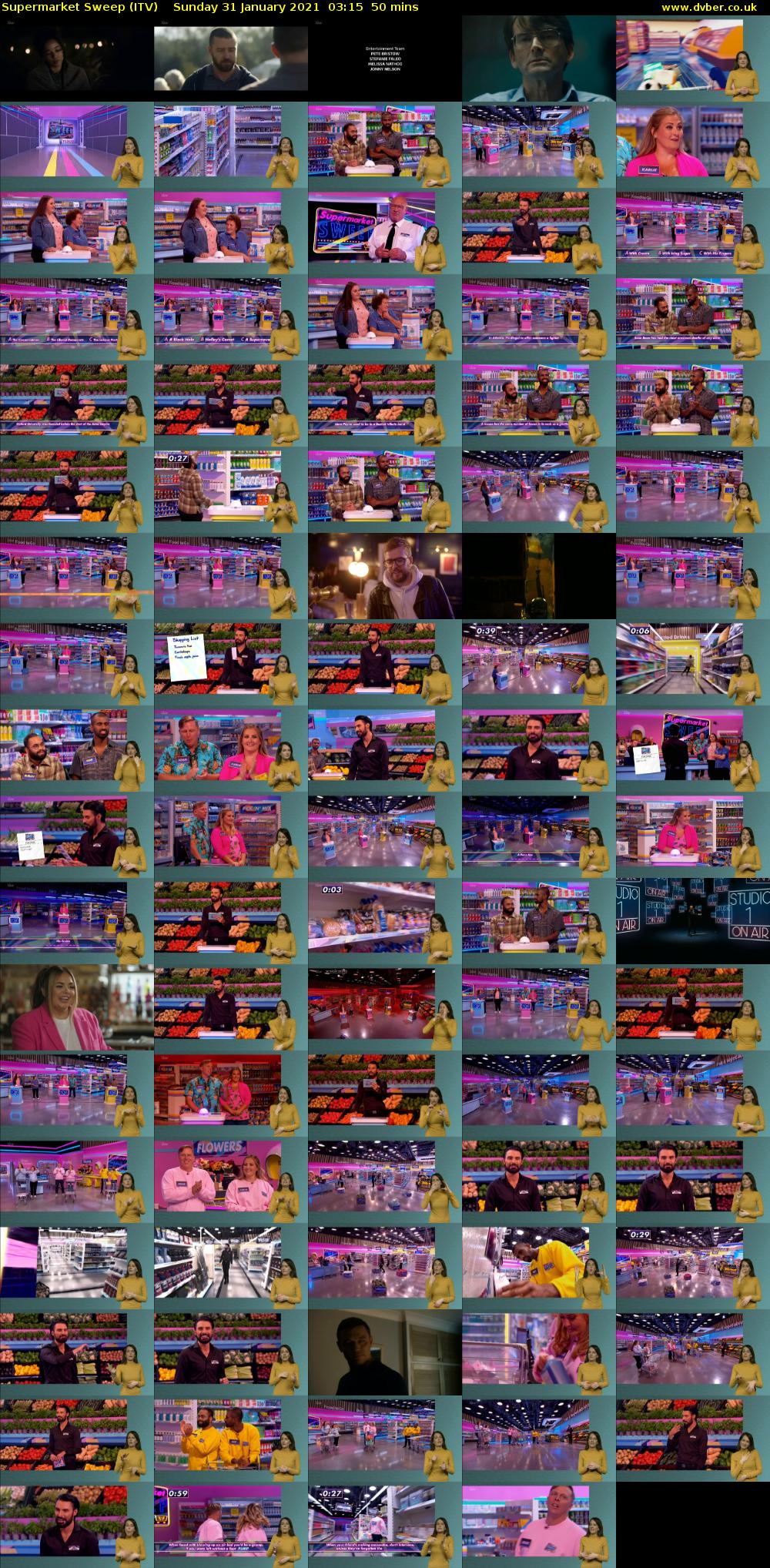 Supermarket Sweep (ITV) Sunday 31 January 2021 03:15 - 04:05