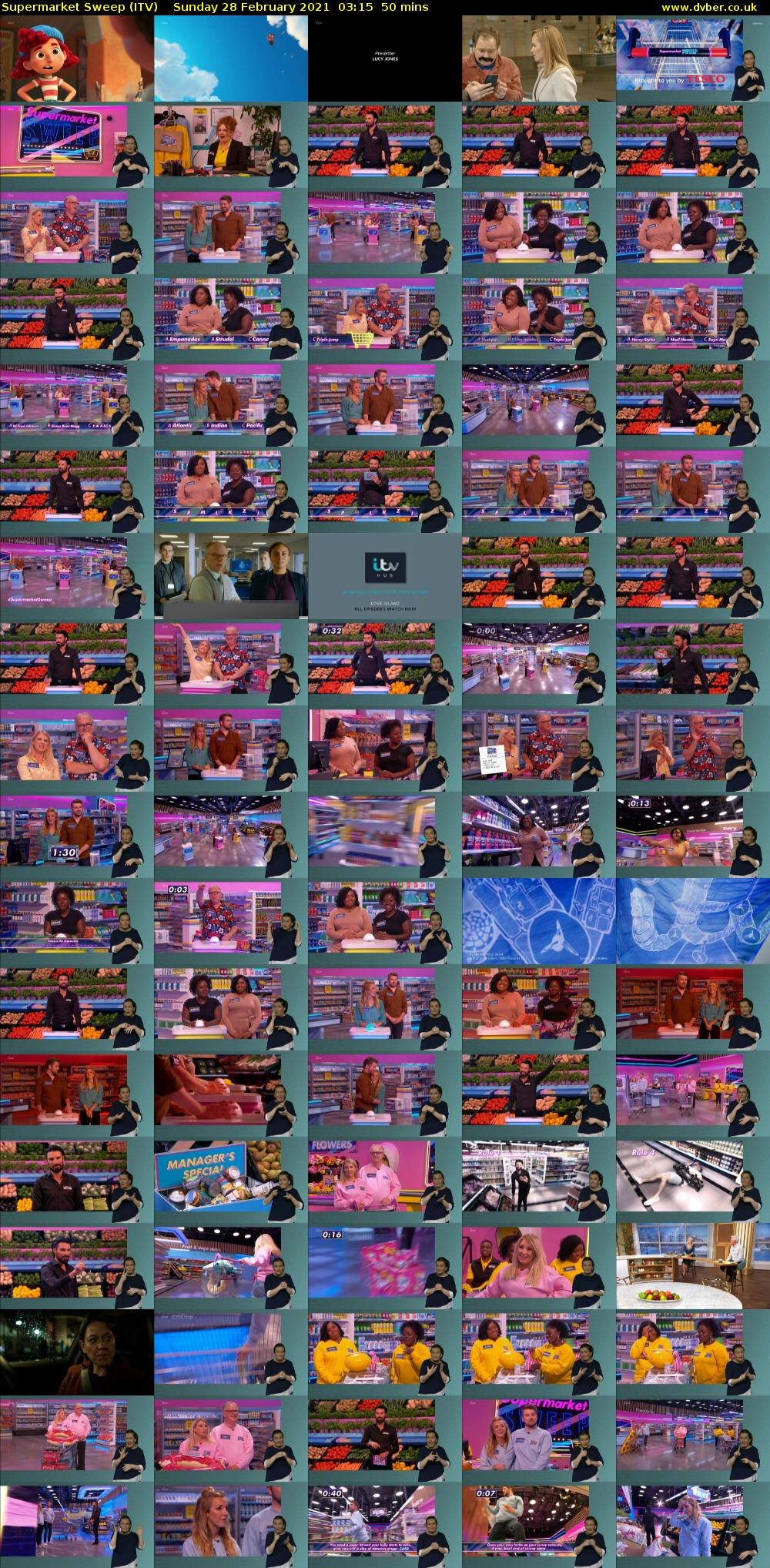 Supermarket Sweep (ITV) Sunday 28 February 2021 03:15 - 04:05