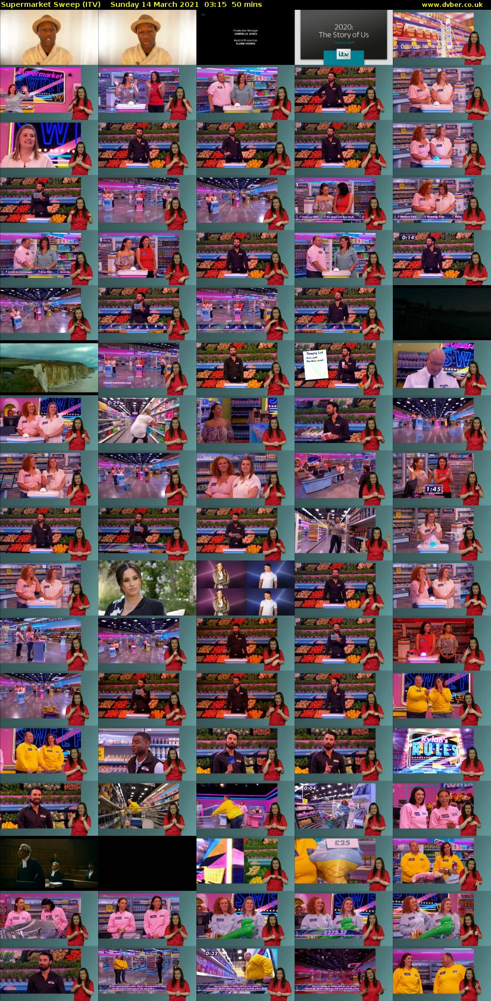Supermarket Sweep (ITV) Sunday 14 March 2021 03:15 - 04:05