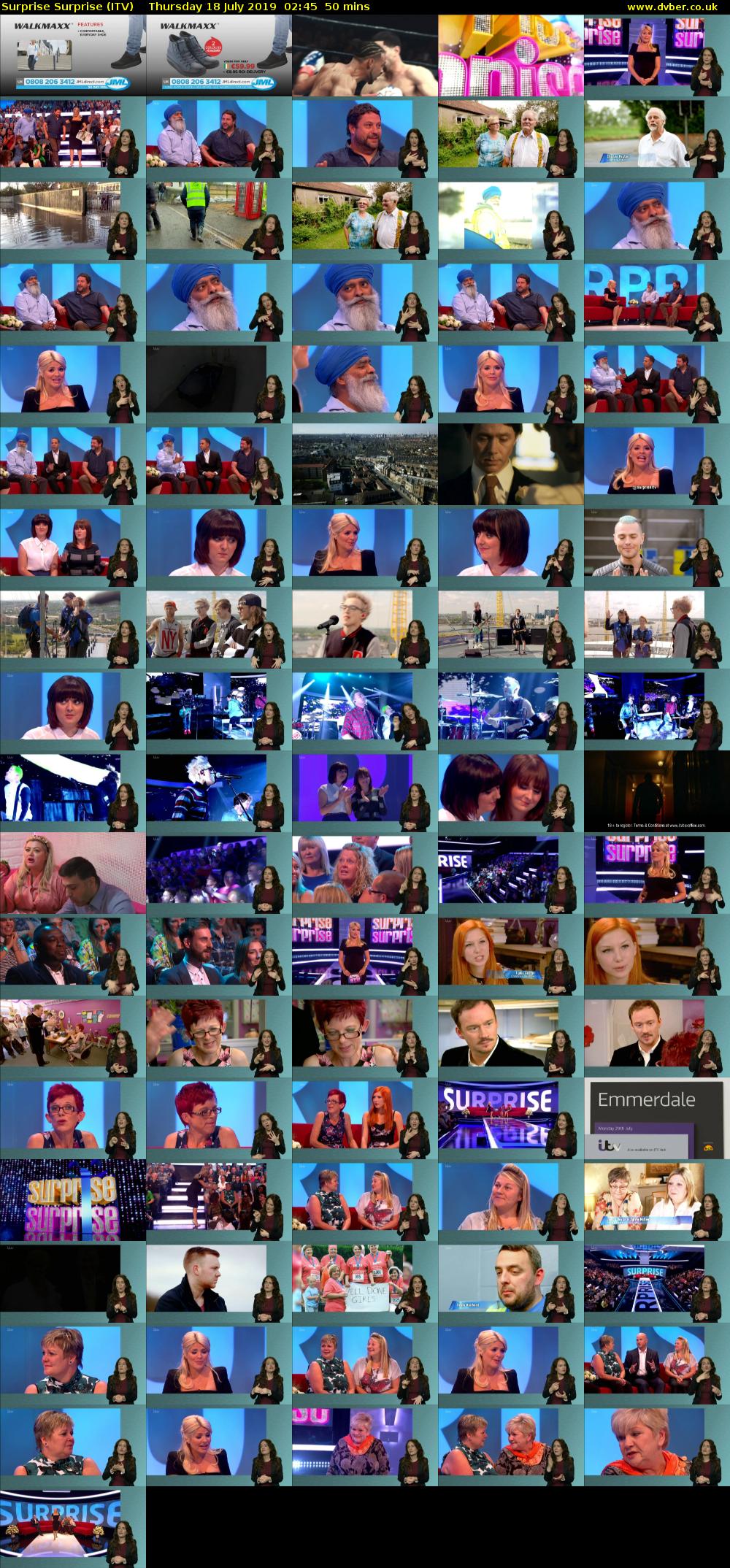Surprise Surprise (ITV) Thursday 18 July 2019 02:45 - 03:35