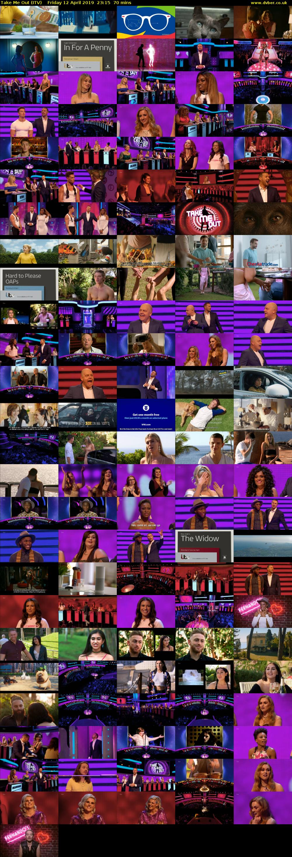 Take Me Out (ITV) Friday 12 April 2019 23:15 - 00:25