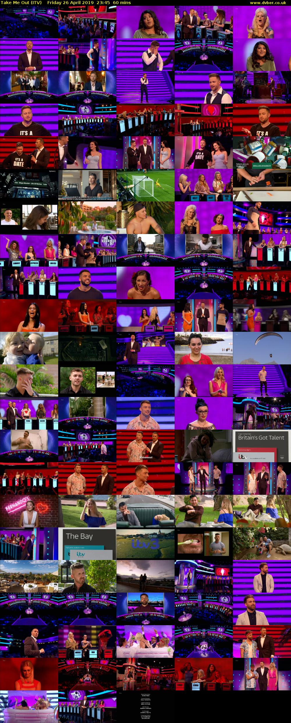 Take Me Out (ITV) Friday 26 April 2019 23:45 - 00:45