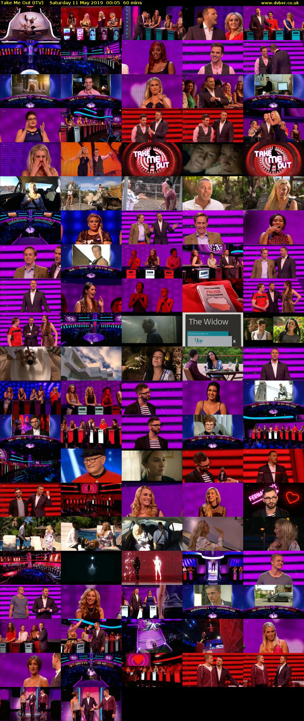 Take Me Out (ITV) Saturday 11 May 2019 00:05 - 01:05