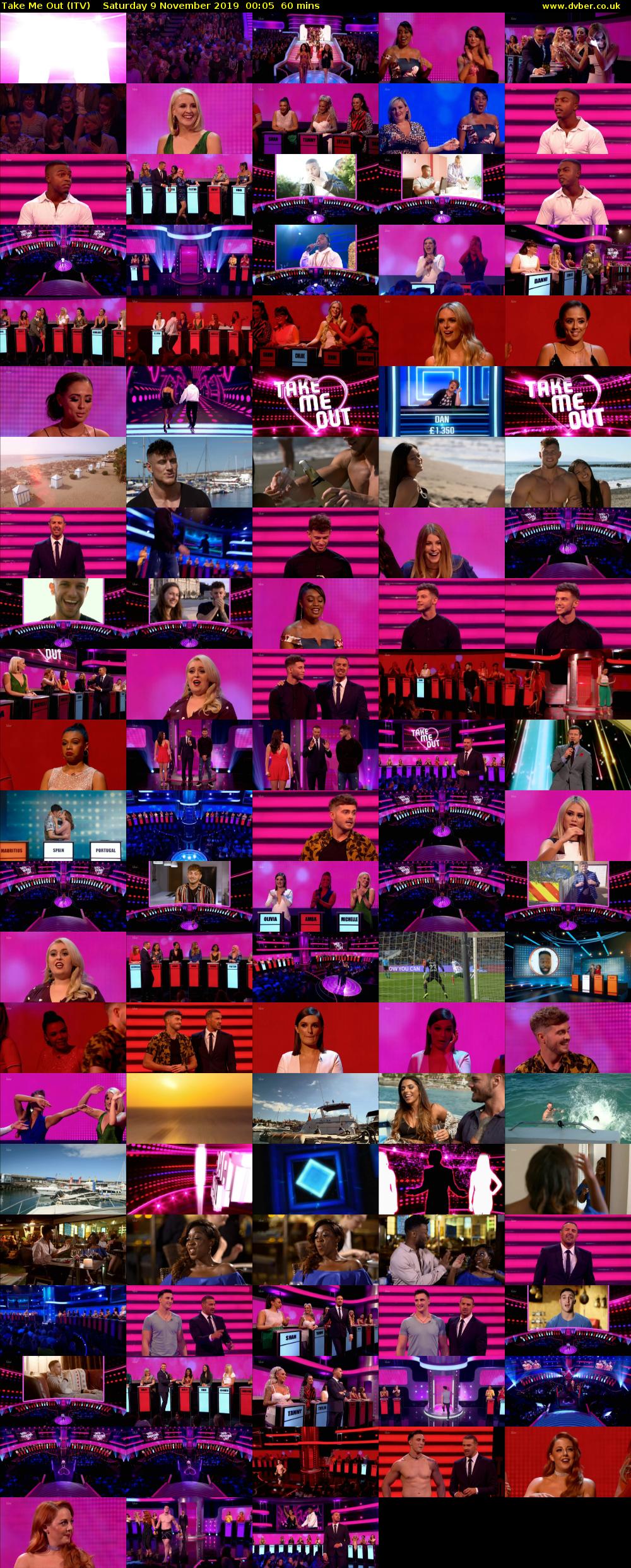 Take Me Out (ITV) Saturday 9 November 2019 00:05 - 01:05
