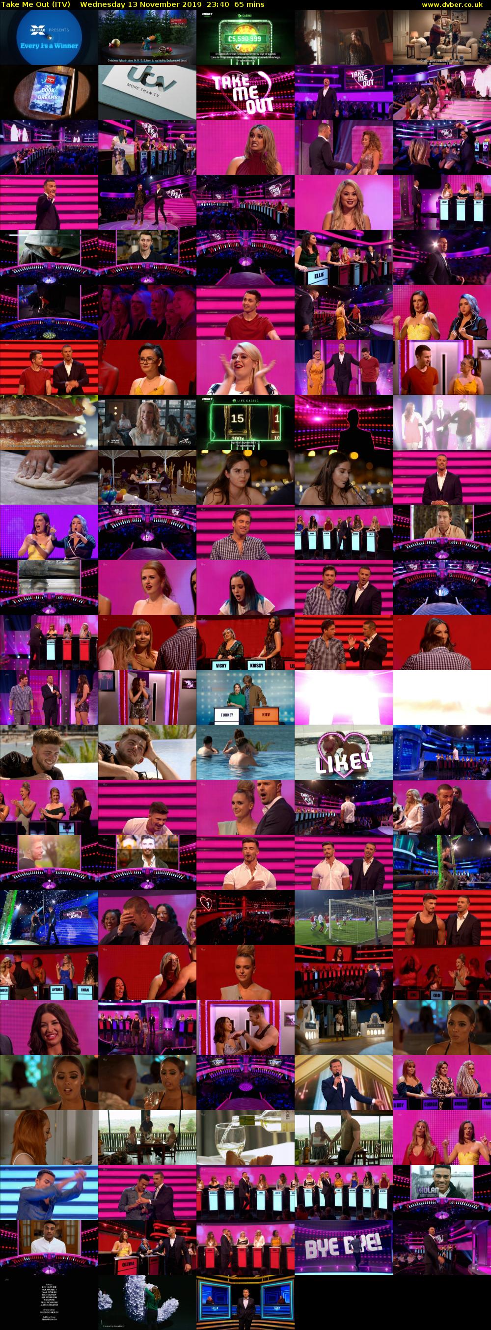 Take Me Out (ITV) Wednesday 13 November 2019 23:40 - 00:45