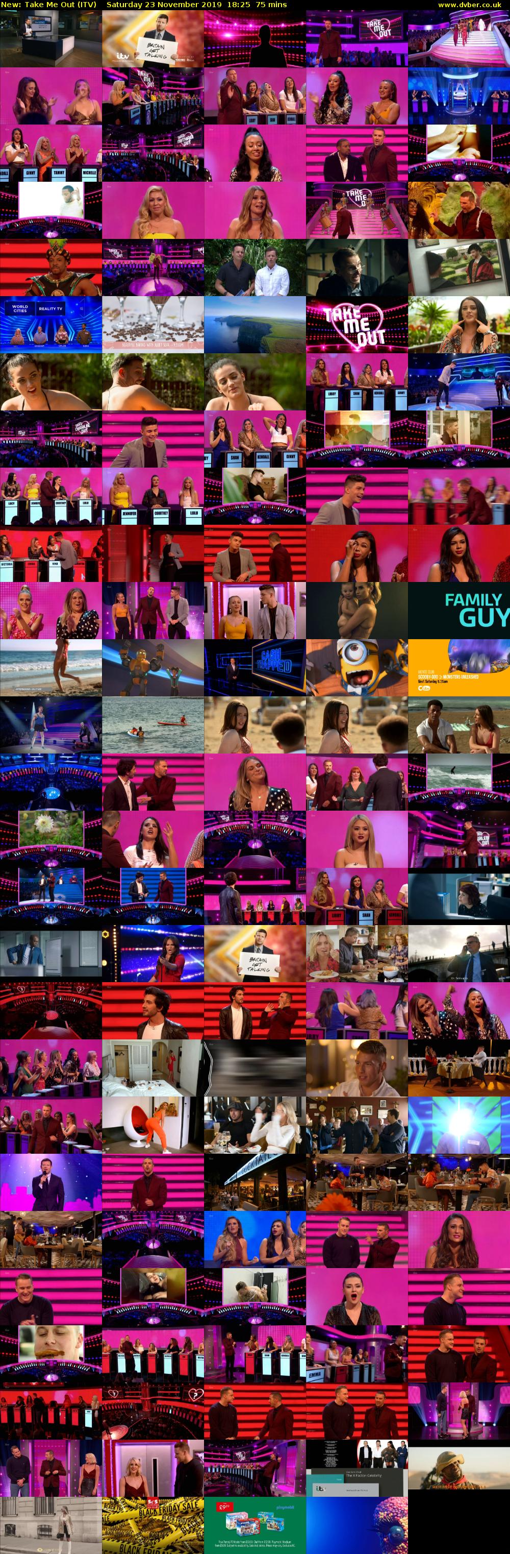 Take Me Out (ITV) Saturday 23 November 2019 18:25 - 19:40