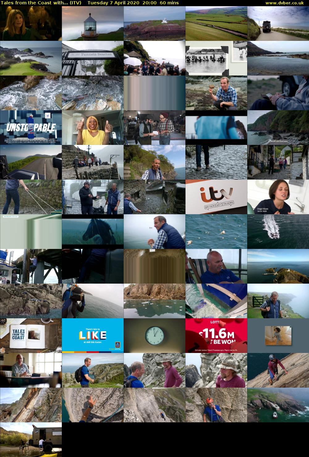Tales from the Coast with... (ITV) Tuesday 7 April 2020 20:00 - 21:00