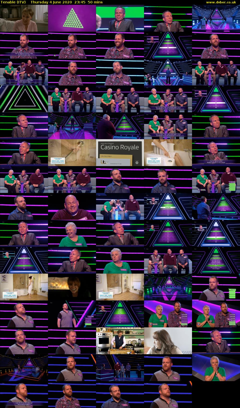 Tenable (ITV) Thursday 4 June 2020 23:45 - 00:35