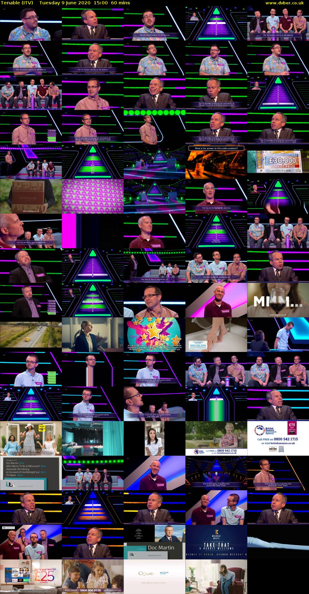 Tenable (ITV) Tuesday 9 June 2020 15:00 - 16:00