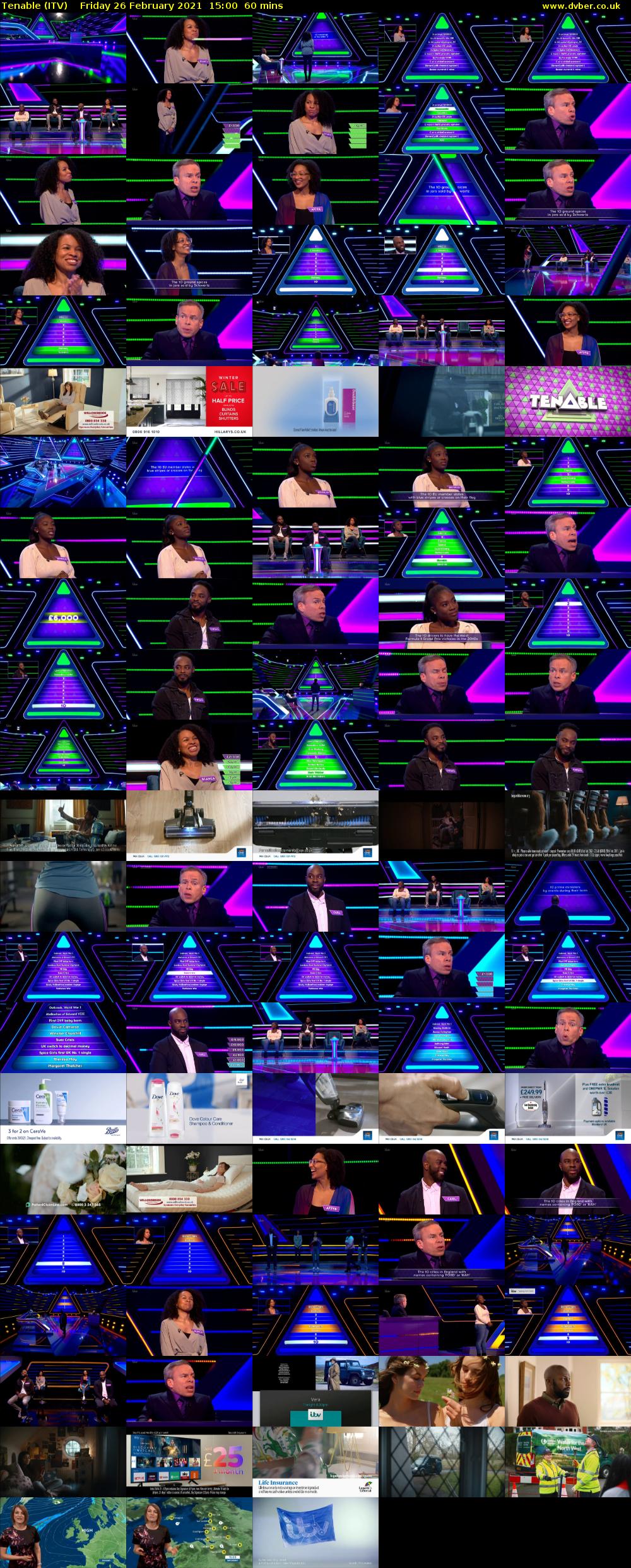 Tenable (ITV) Friday 26 February 2021 15:00 - 16:00