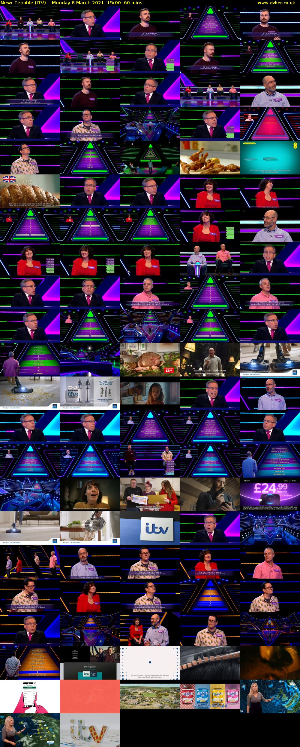 Tenable (ITV) Monday 8 March 2021 15:00 - 16:00