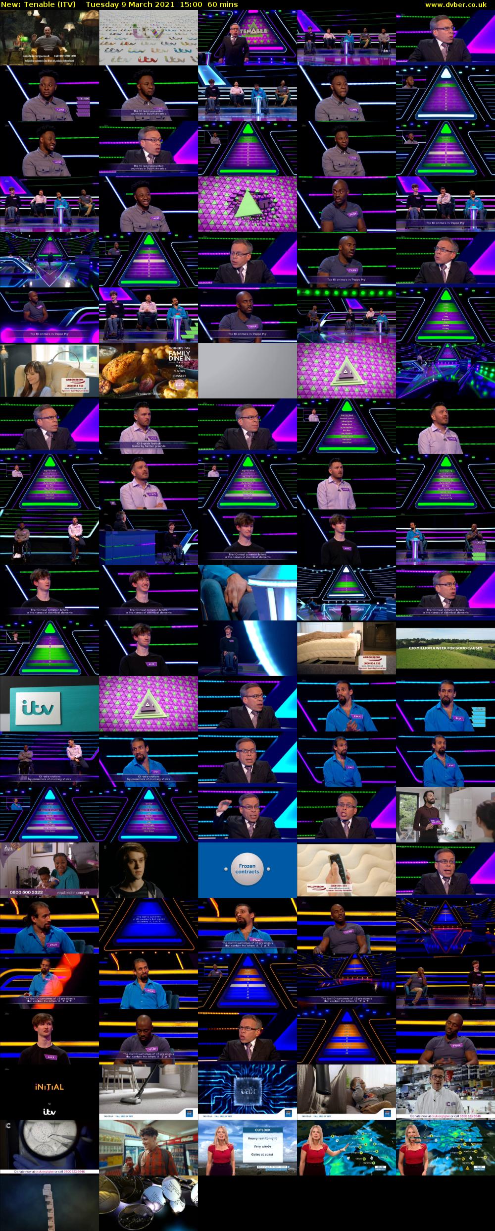 Tenable (ITV) Tuesday 9 March 2021 15:00 - 16:00