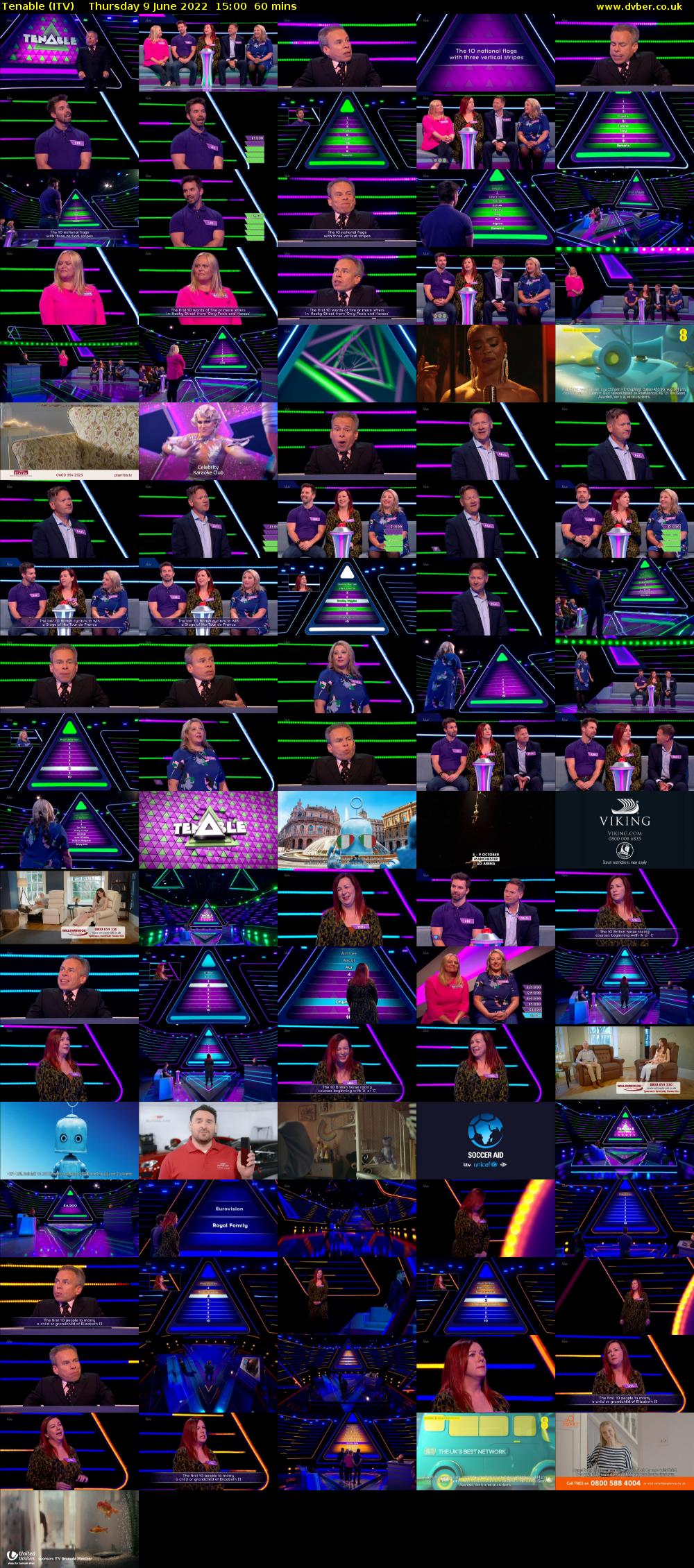 Tenable (ITV) Thursday 9 June 2022 15:00 - 16:00