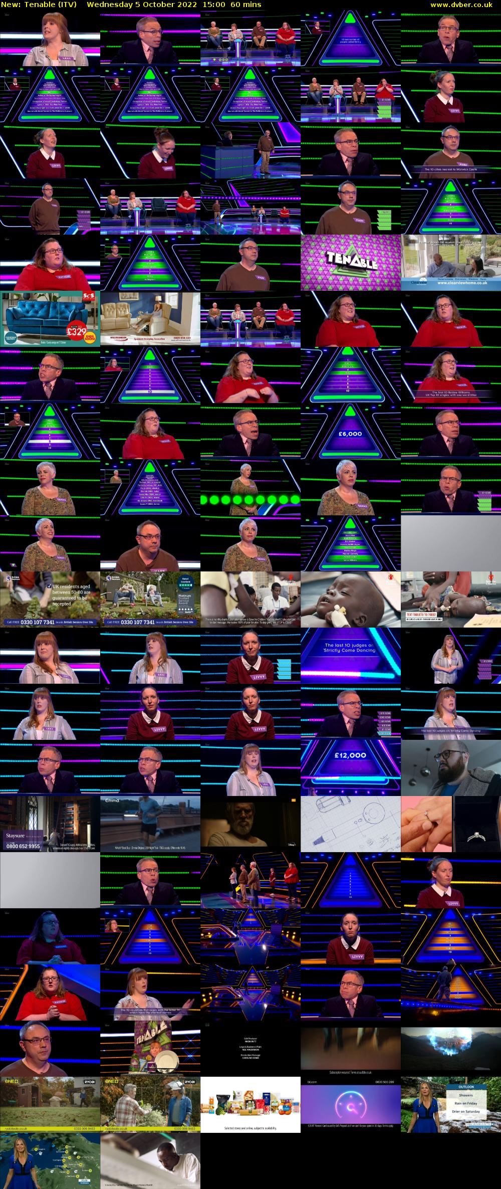 Tenable (ITV) Wednesday 5 October 2022 15:00 - 16:00