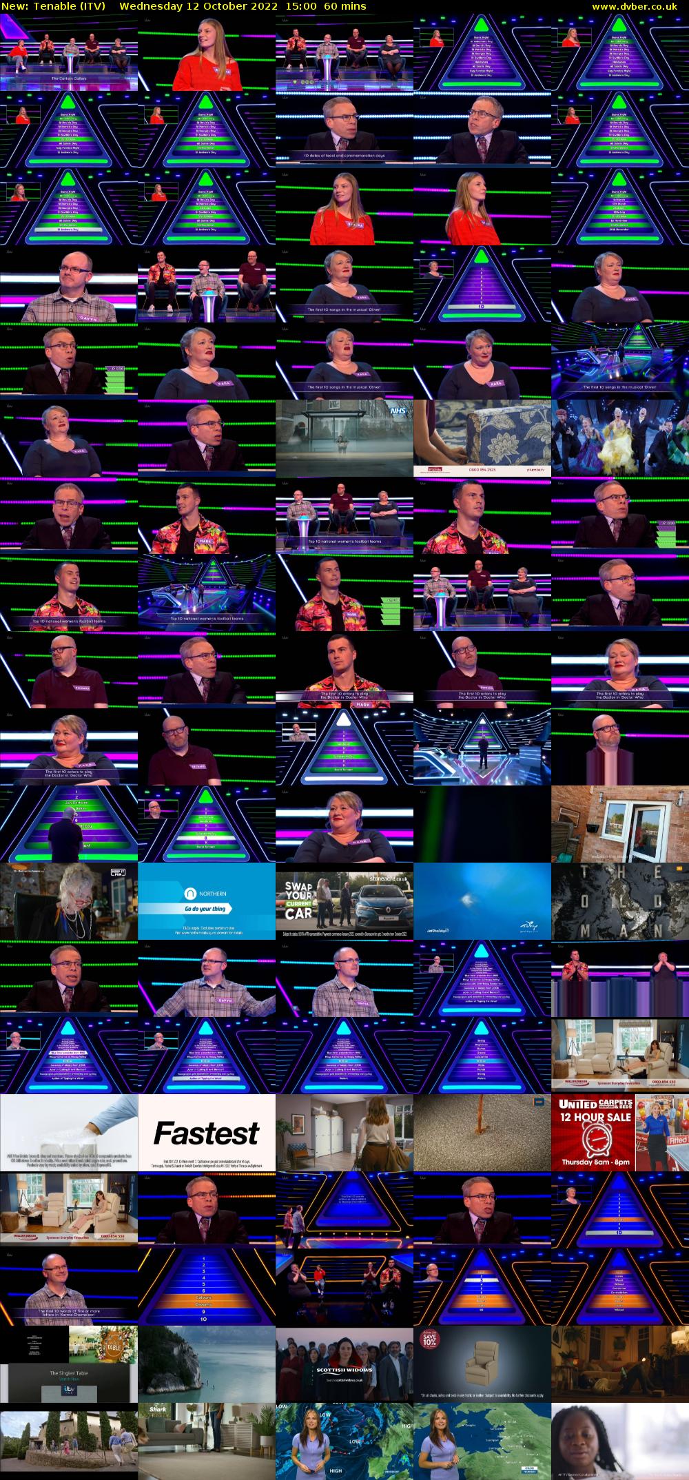 Tenable (ITV) Wednesday 12 October 2022 15:00 - 16:00