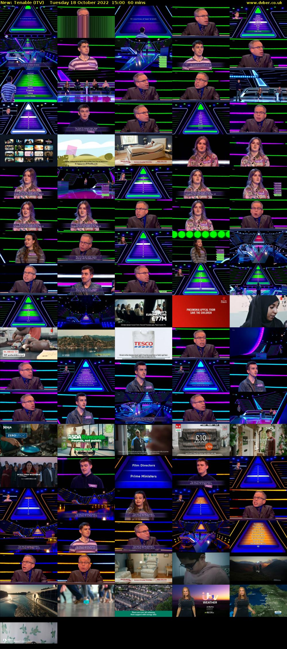 Tenable (ITV) Tuesday 18 October 2022 15:00 - 16:00