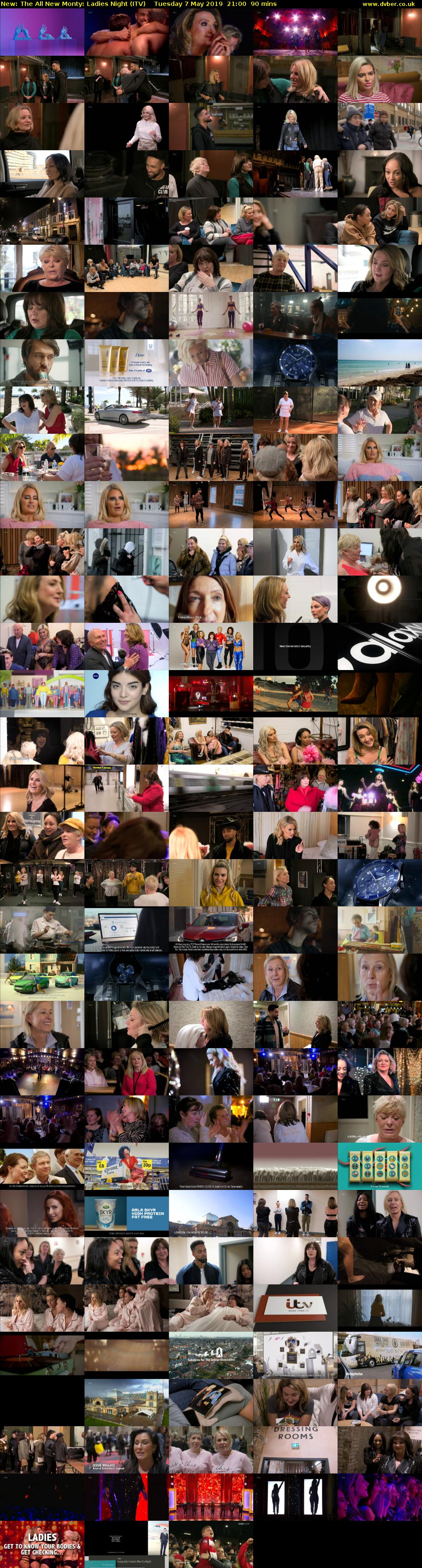 The All New Monty: Ladies Night (ITV) Tuesday 7 May 2019 21:00 - 22:30