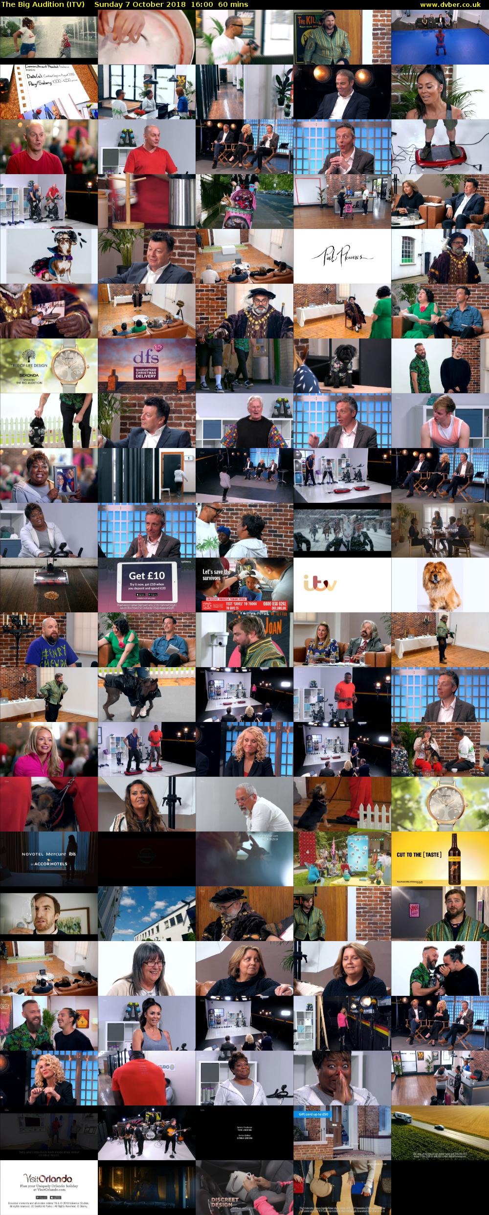 The Big Audition (ITV) Sunday 7 October 2018 16:00 - 17:00