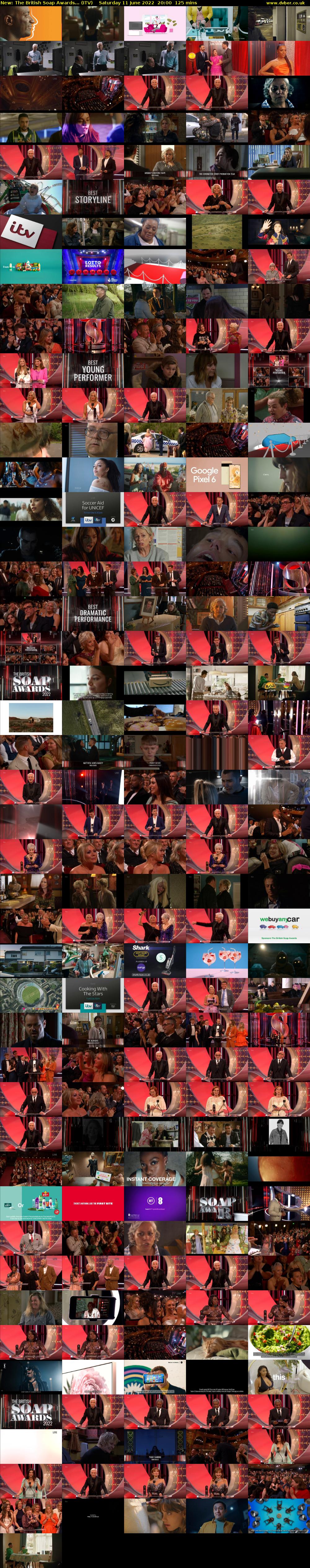 The British Soap Awards... (ITV) Saturday 11 June 2022 20:00 - 22:05