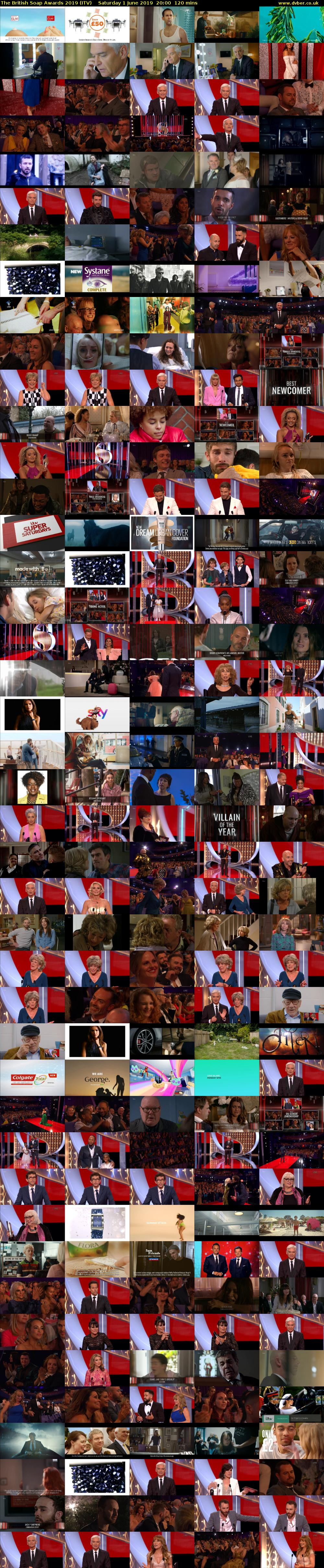 The British Soap Awards 2019 (ITV) Saturday 1 June 2019 20:00 - 22:00