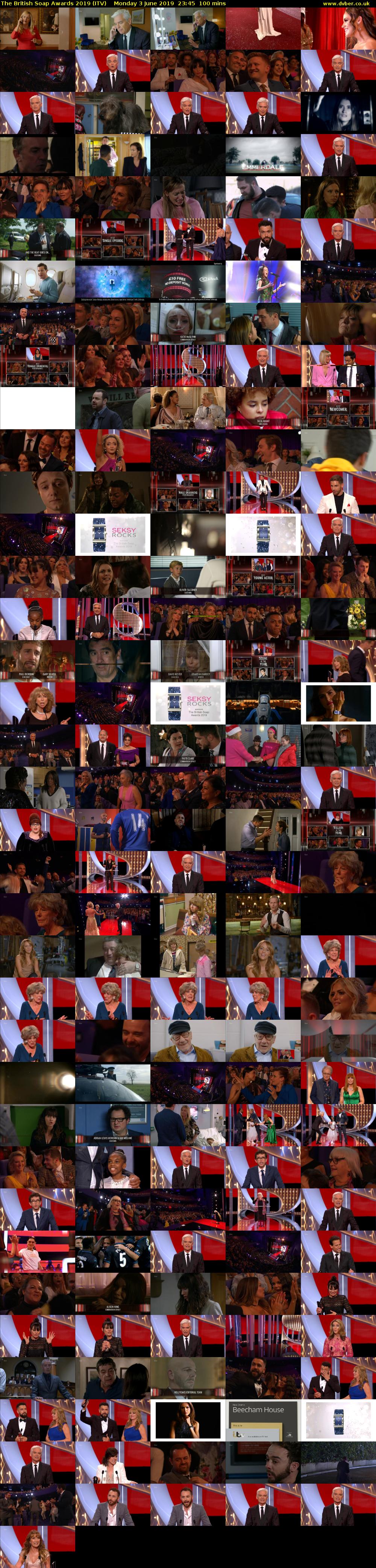 The British Soap Awards 2019 (ITV) Monday 3 June 2019 23:45 - 01:25