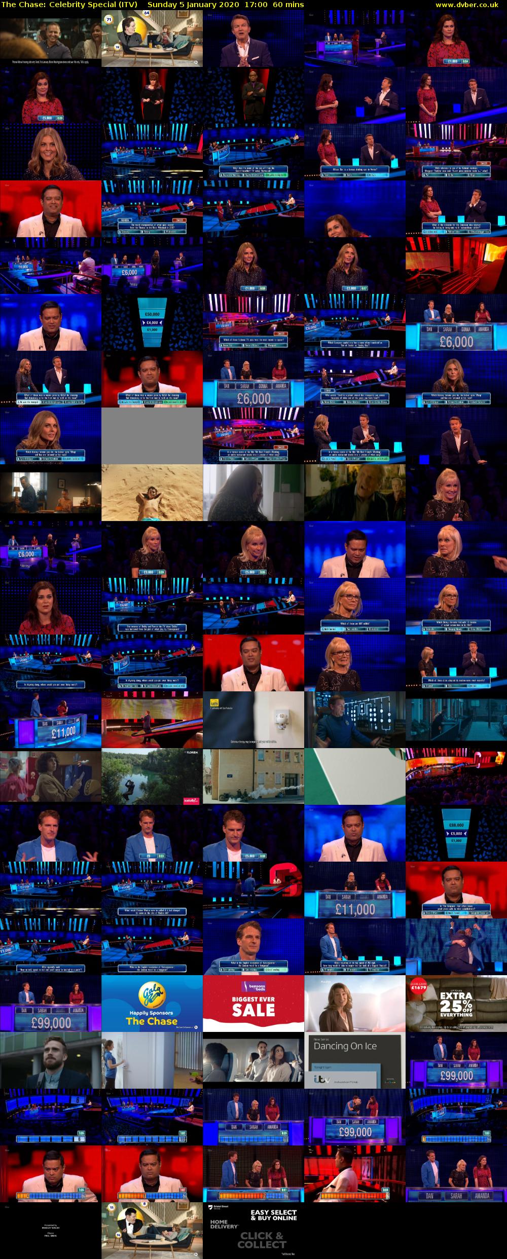 The Chase: Celebrity Special (ITV) Sunday 5 January 2020 17:00 - 18:00