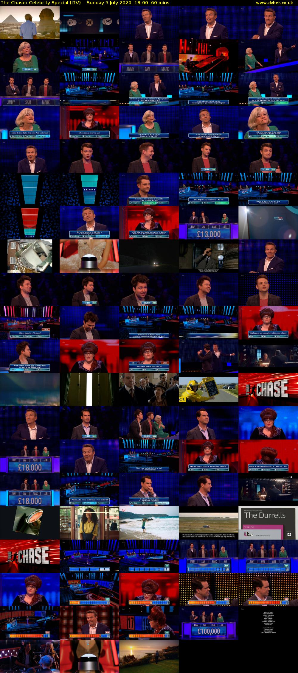 The Chase: Celebrity Special (ITV) Sunday 5 July 2020 18:00 - 19:00