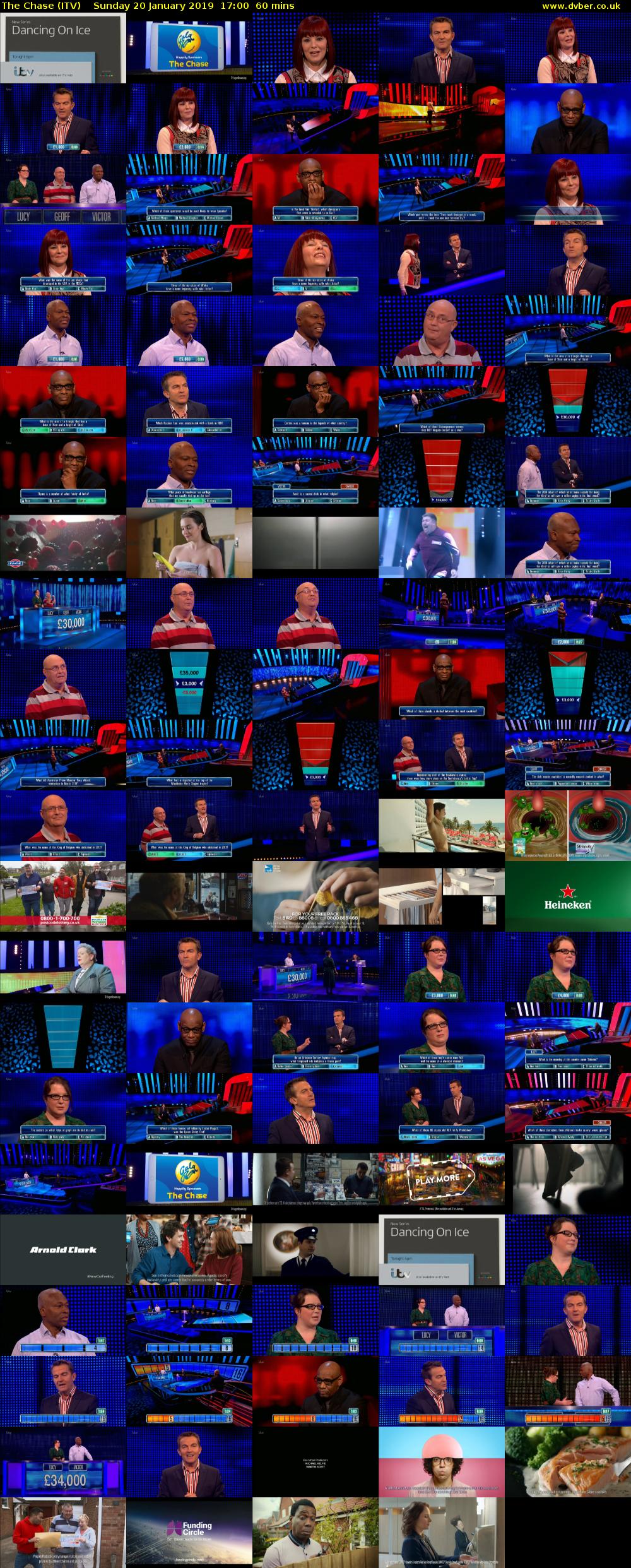 The Chase (ITV) Sunday 20 January 2019 17:00 - 18:00