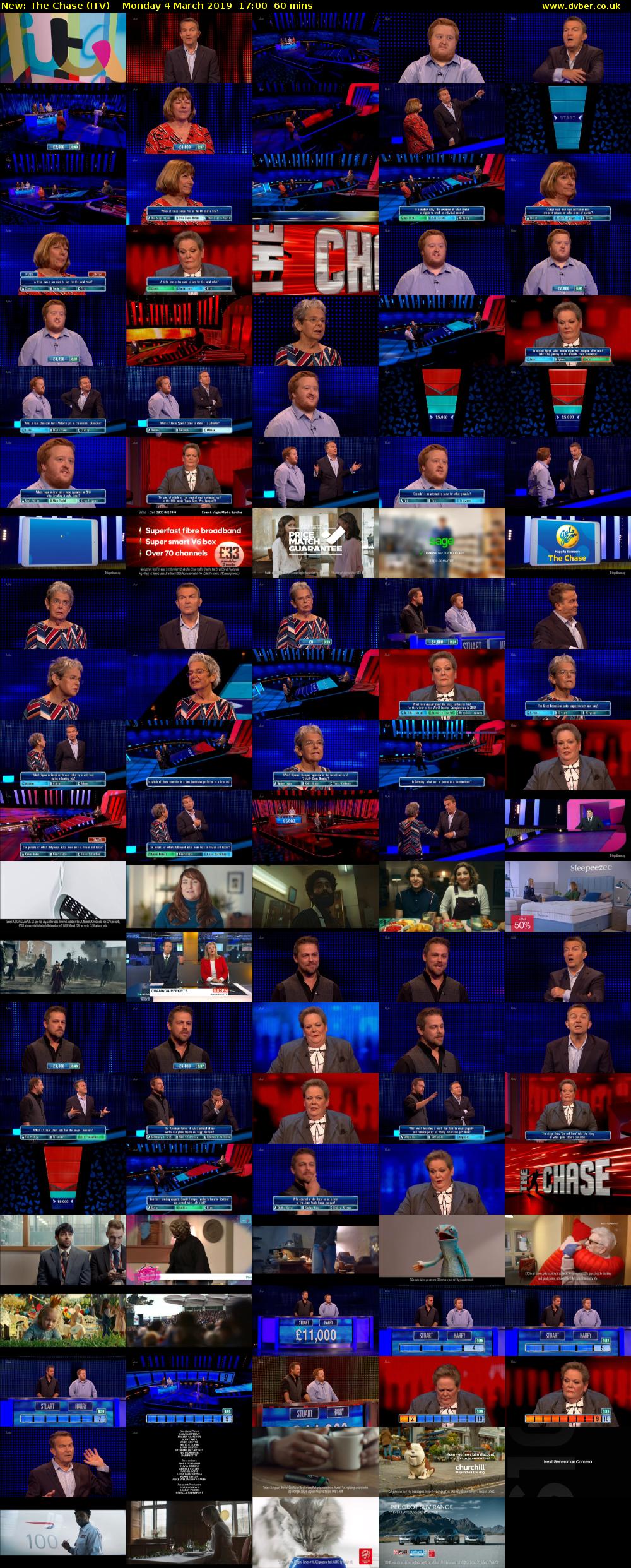 The Chase (ITV) Monday 4 March 2019 17:00 - 18:00
