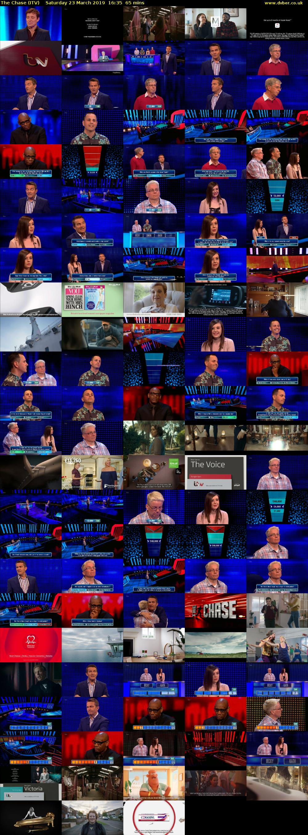 The Chase (ITV) Saturday 23 March 2019 16:35 - 17:40