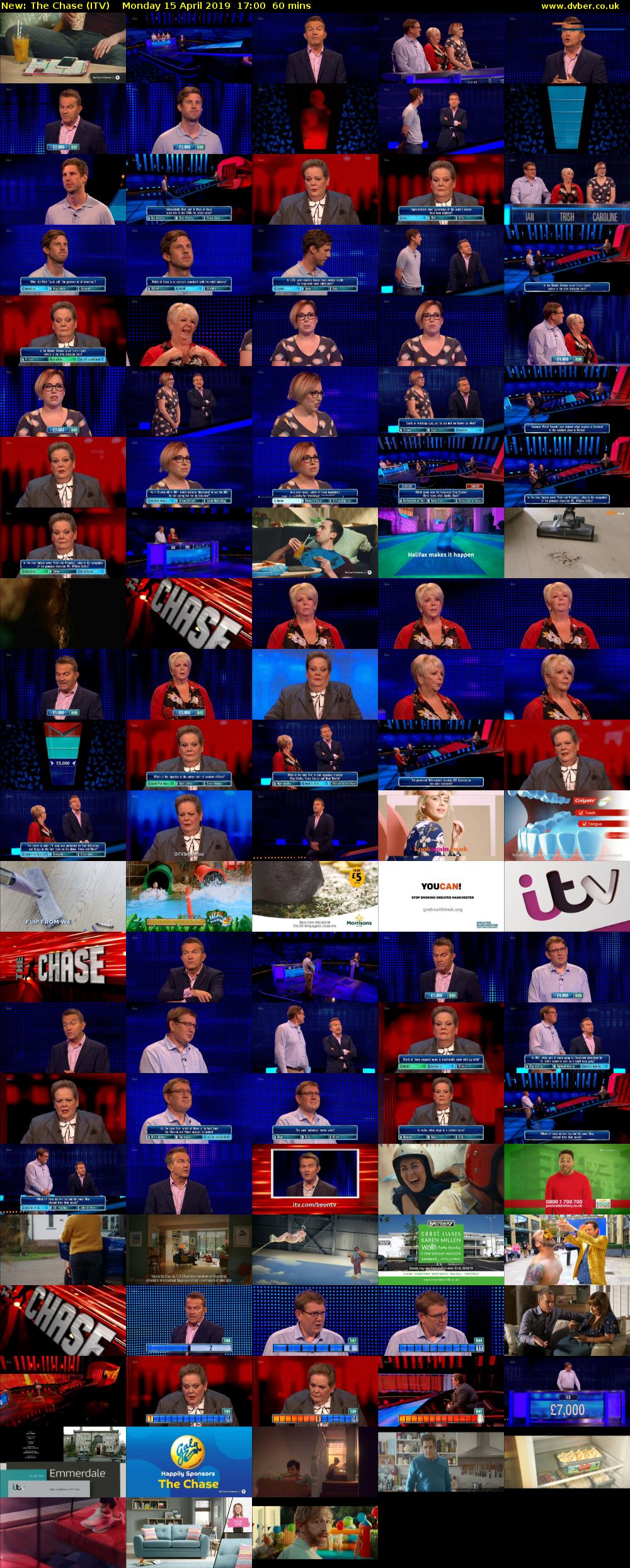The Chase (ITV) Monday 15 April 2019 17:00 - 18:00
