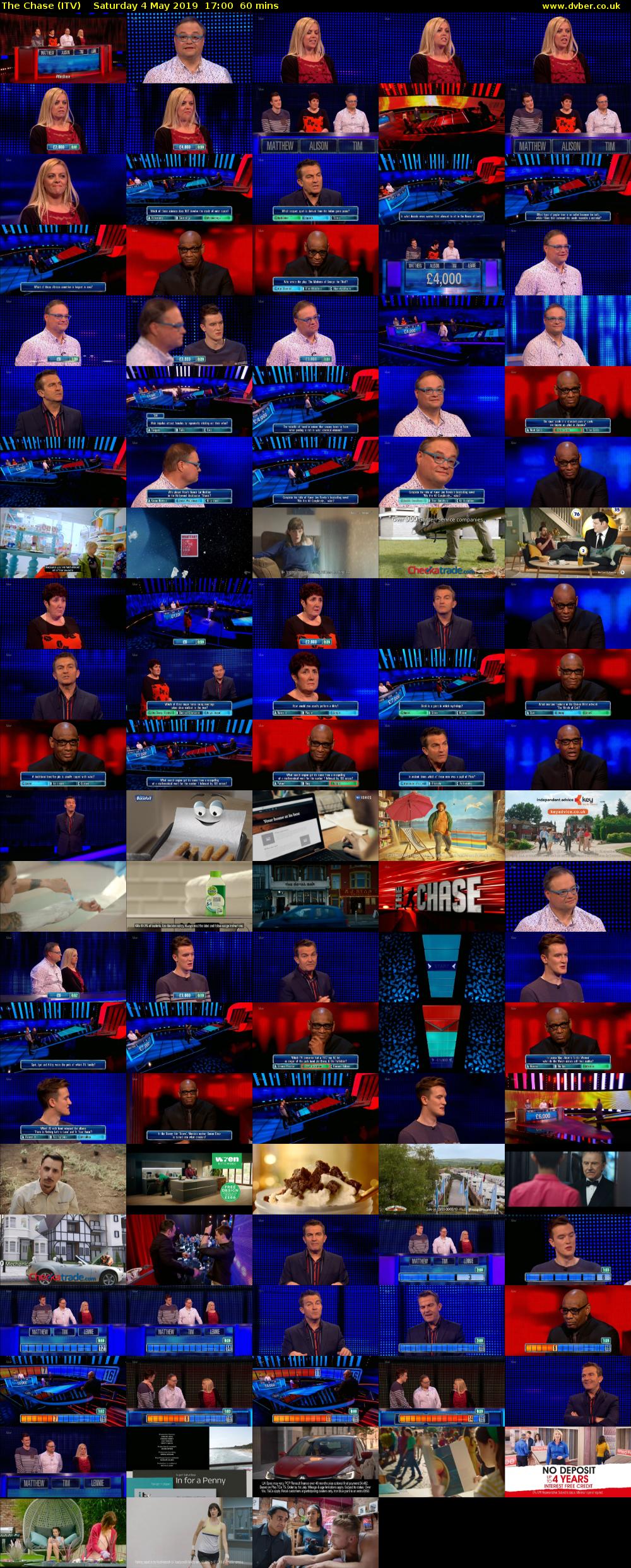 The Chase (ITV) Saturday 4 May 2019 17:00 - 18:00