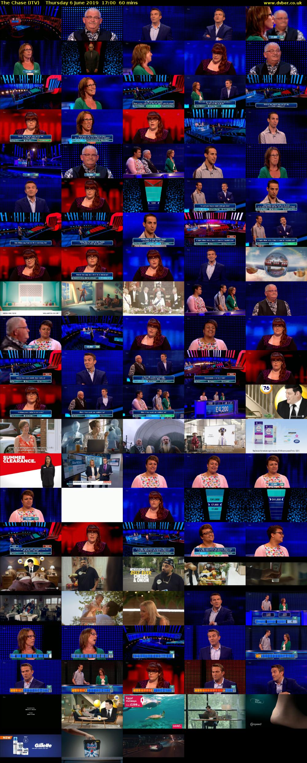 The Chase (ITV) Thursday 6 June 2019 17:00 - 18:00