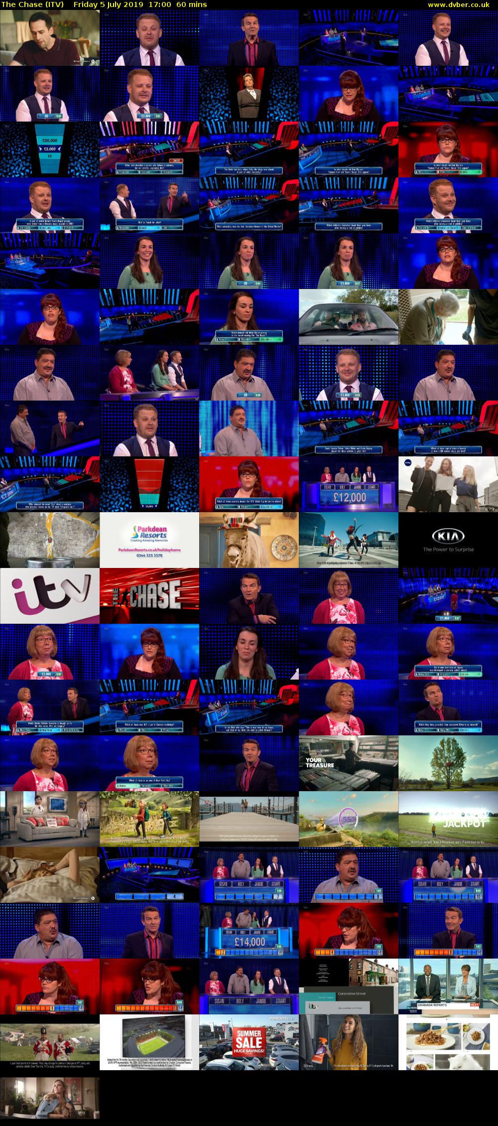 The Chase (ITV) Friday 5 July 2019 17:00 - 18:00