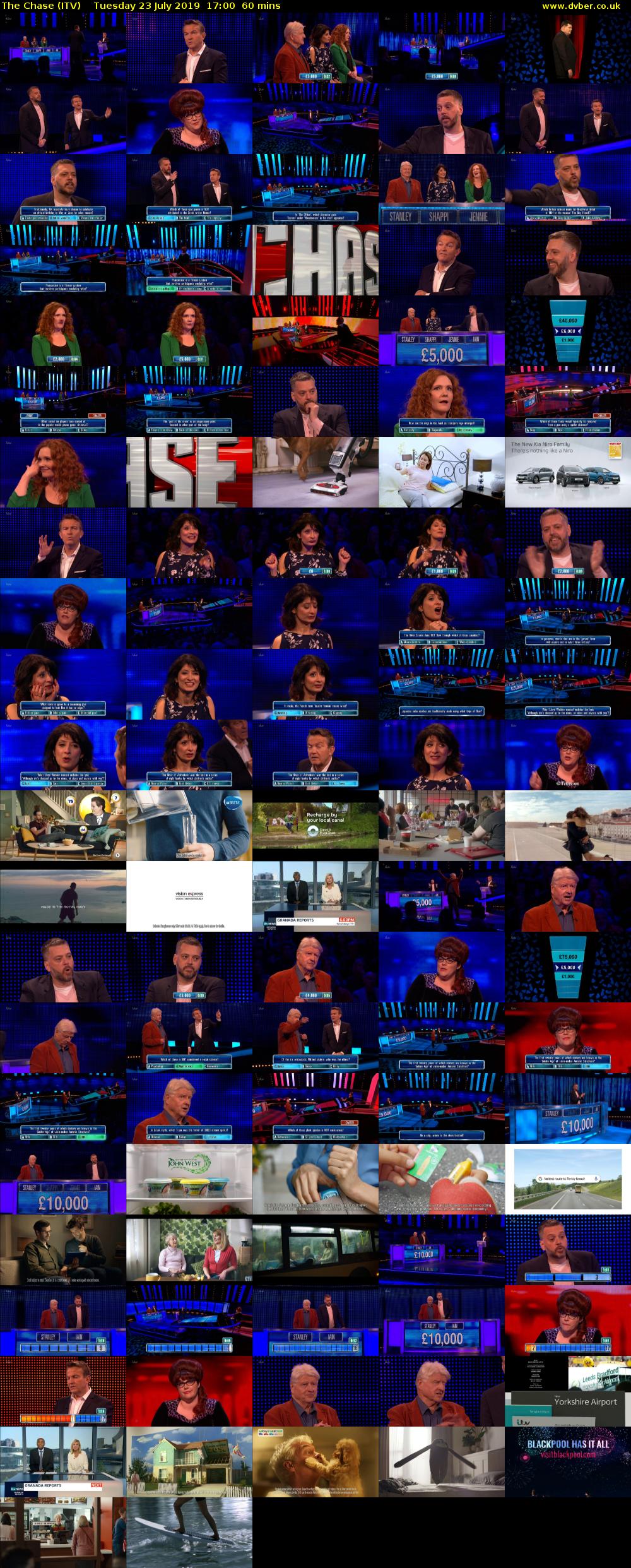 The Chase (ITV) Tuesday 23 July 2019 17:00 - 18:00