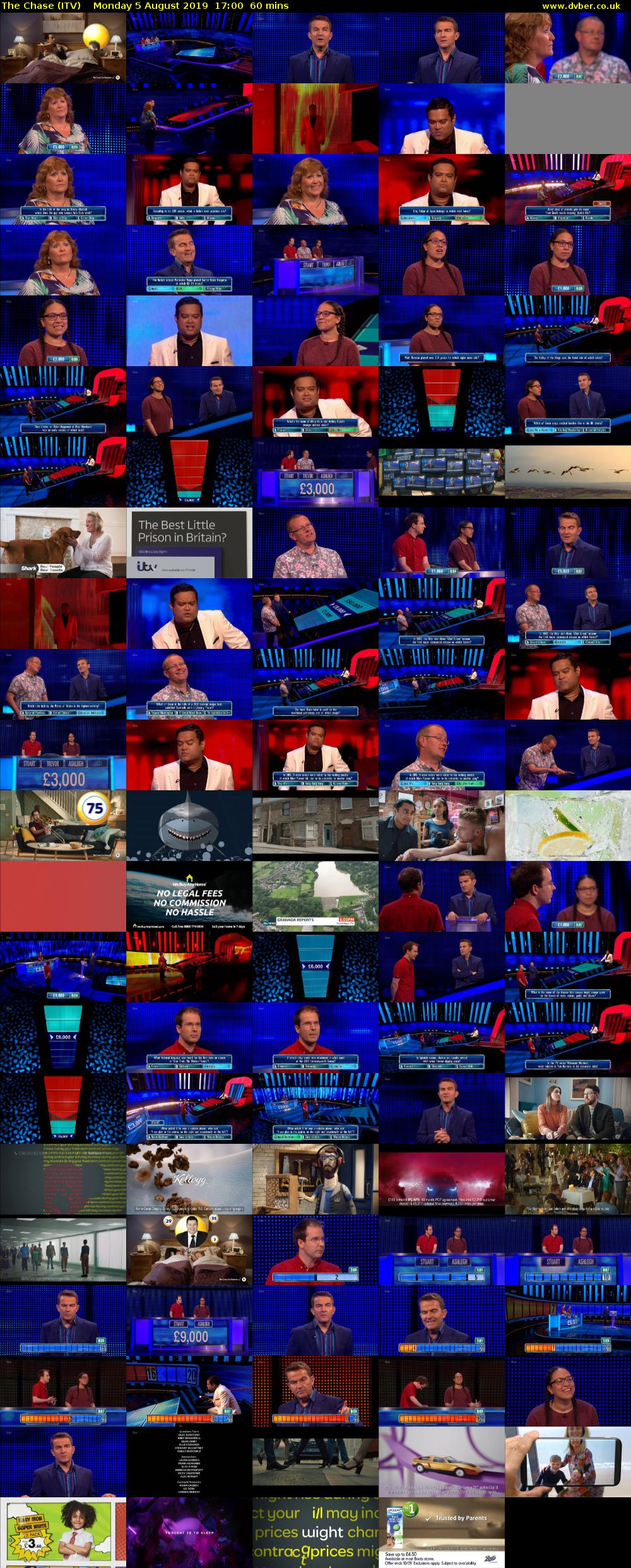 The Chase (ITV) Monday 5 August 2019 17:00 - 18:00
