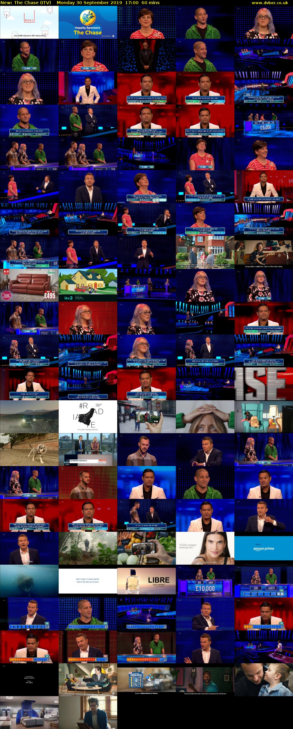 The Chase (ITV) Monday 30 September 2019 17:00 - 18:00