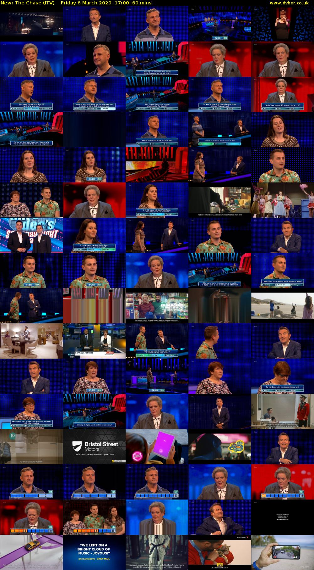 The Chase (ITV) Friday 6 March 2020 17:00 - 18:00