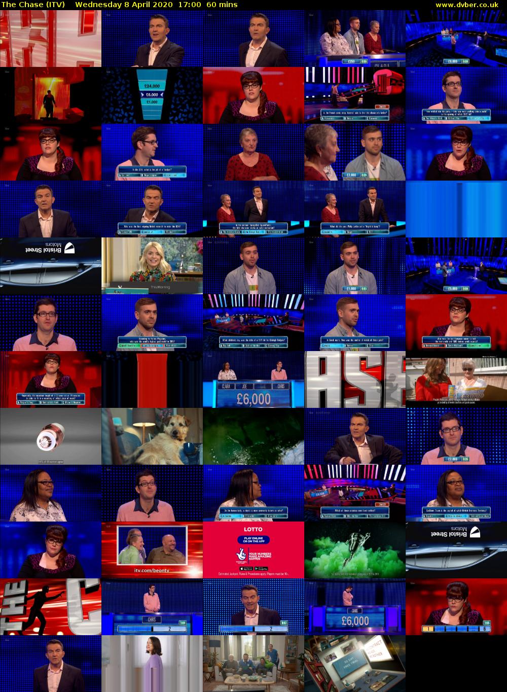 The Chase (ITV) Wednesday 8 April 2020 17:00 - 18:00