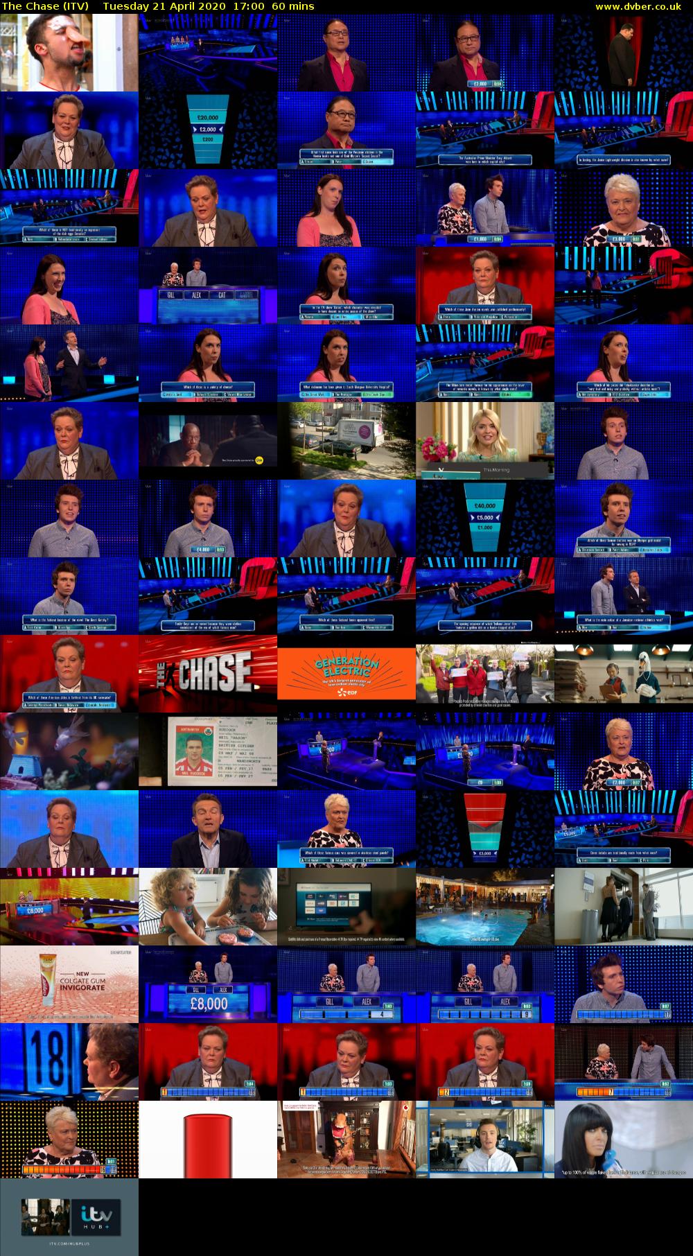 The Chase (ITV) Tuesday 21 April 2020 17:00 - 18:00