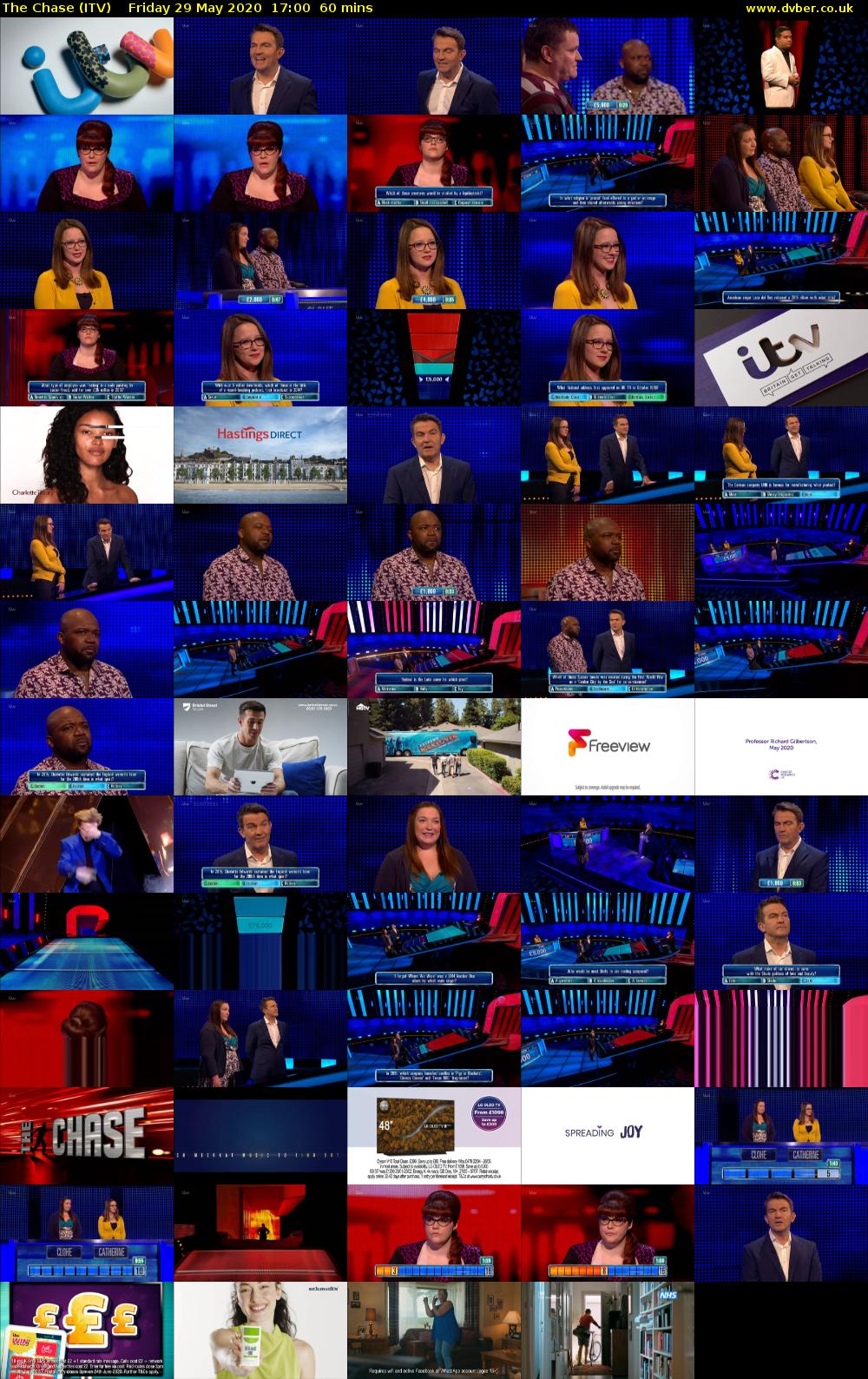 The Chase (ITV) Friday 29 May 2020 17:00 - 18:00