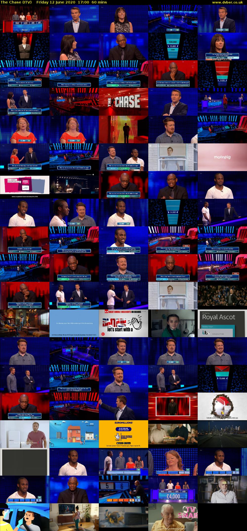 The Chase (ITV) Friday 12 June 2020 17:00 - 18:00