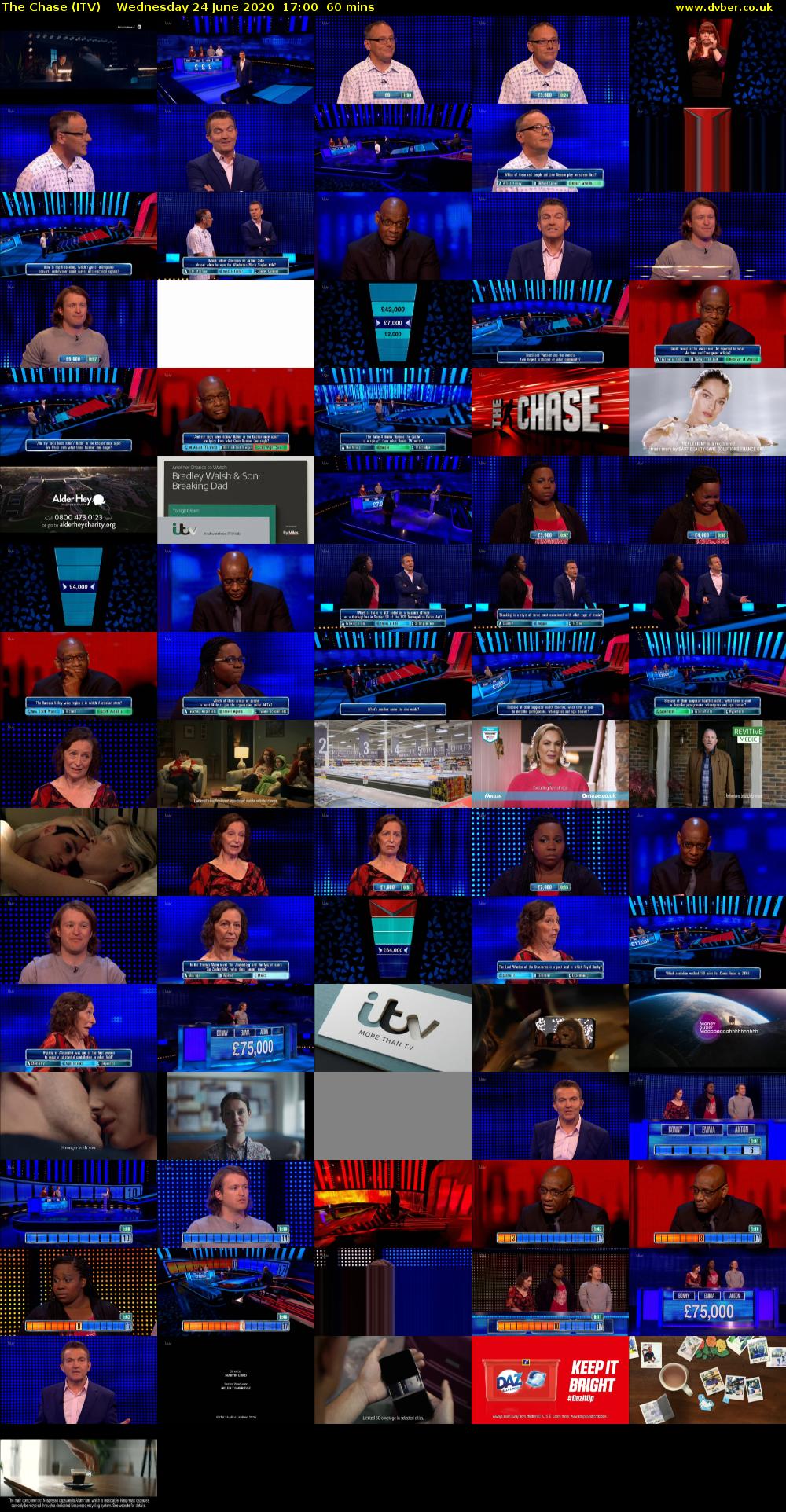 The Chase (ITV) Wednesday 24 June 2020 17:00 - 18:00
