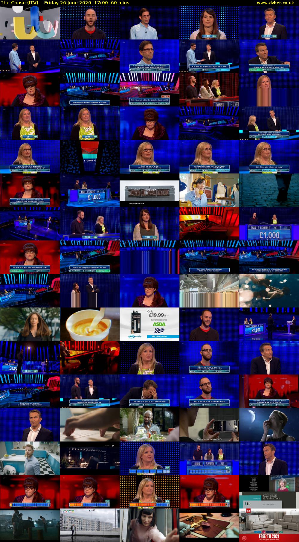 The Chase (ITV) Friday 26 June 2020 17:00 - 18:00