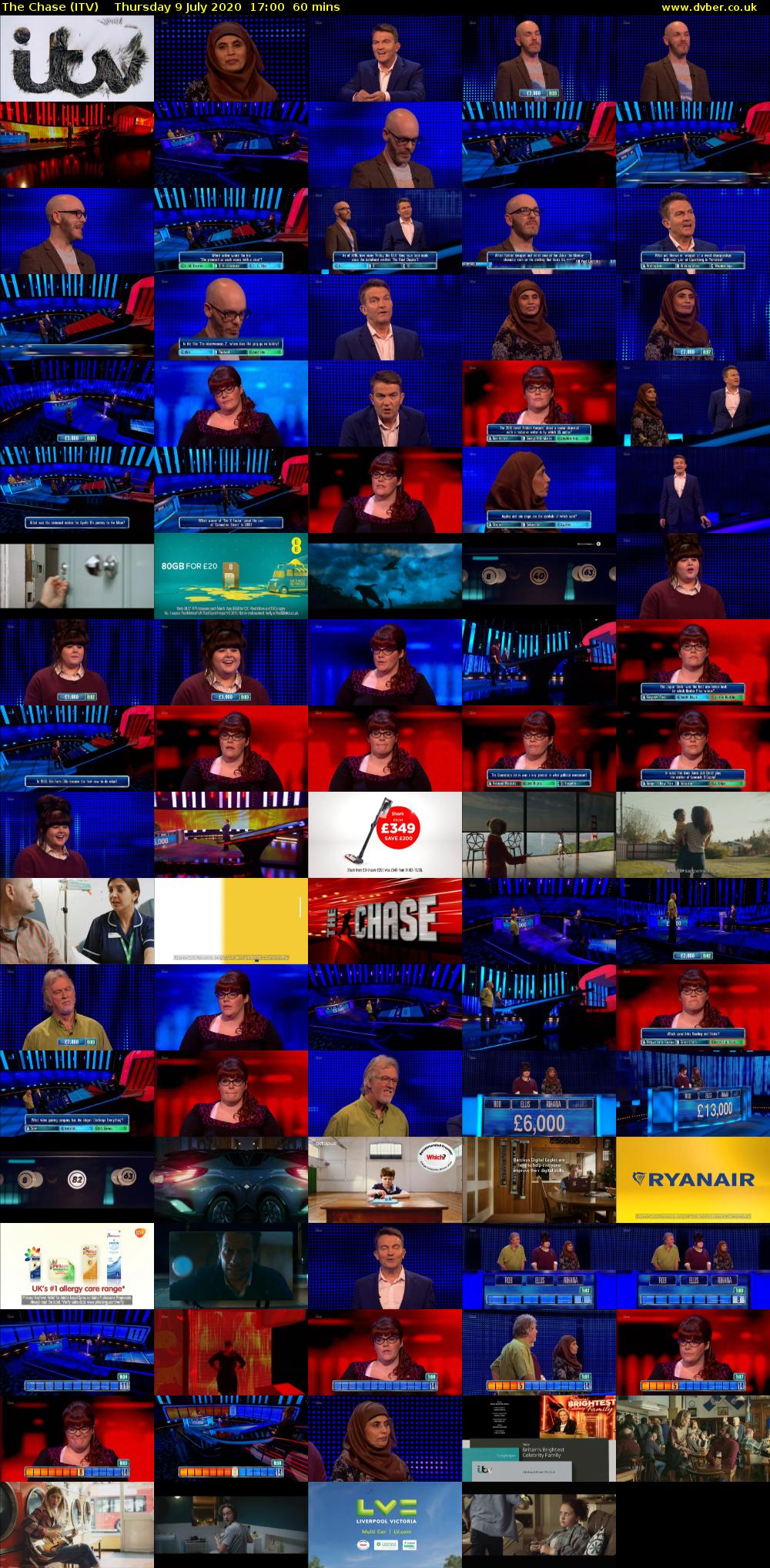 The Chase (ITV) Thursday 9 July 2020 17:00 - 18:00
