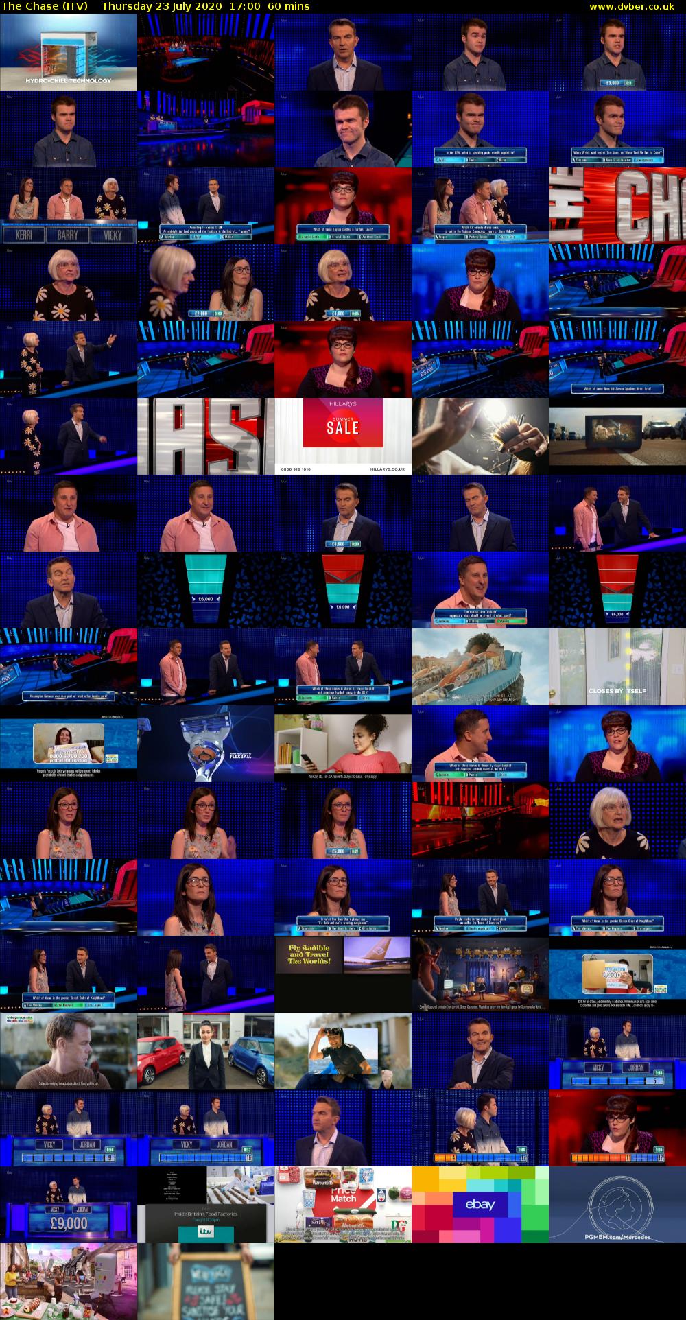 The Chase (ITV) Thursday 23 July 2020 17:00 - 18:00