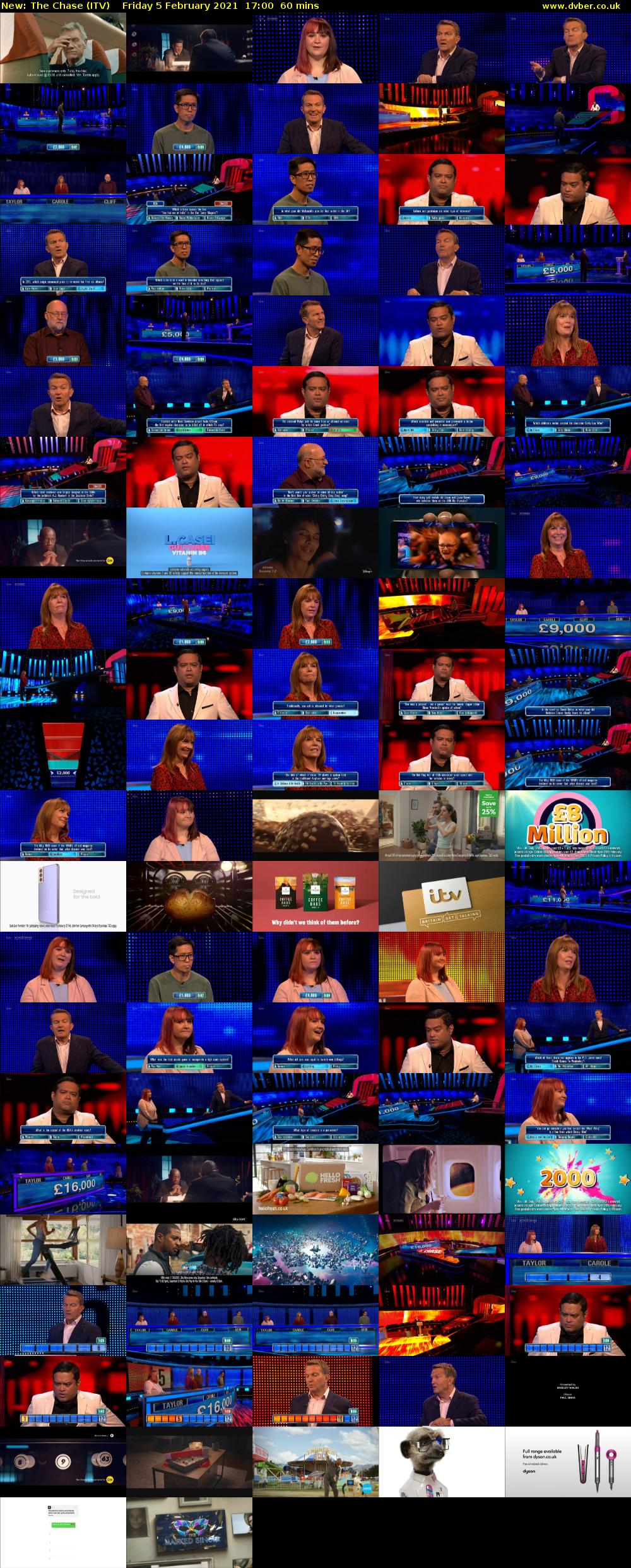 The Chase (ITV) Friday 5 February 2021 17:00 - 18:00