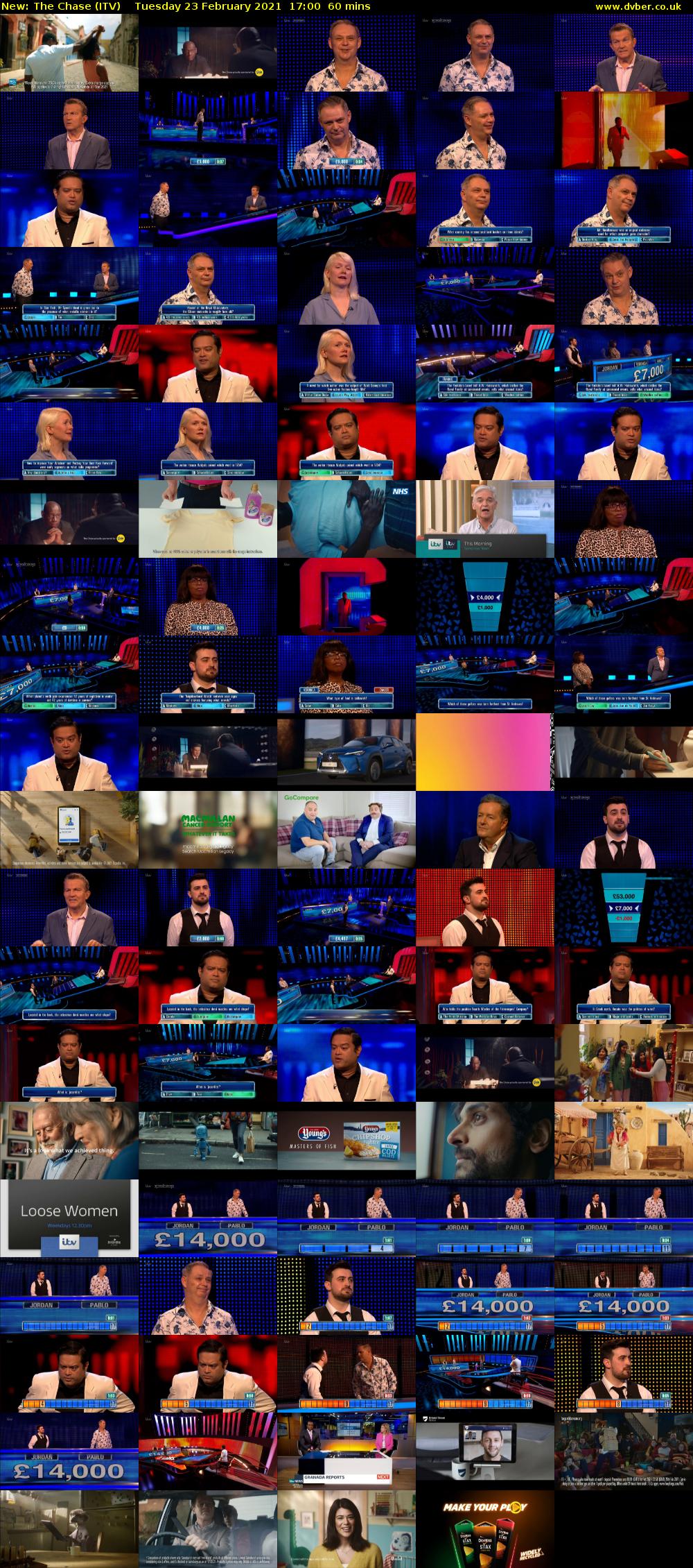The Chase (ITV) Tuesday 23 February 2021 17:00 - 18:00