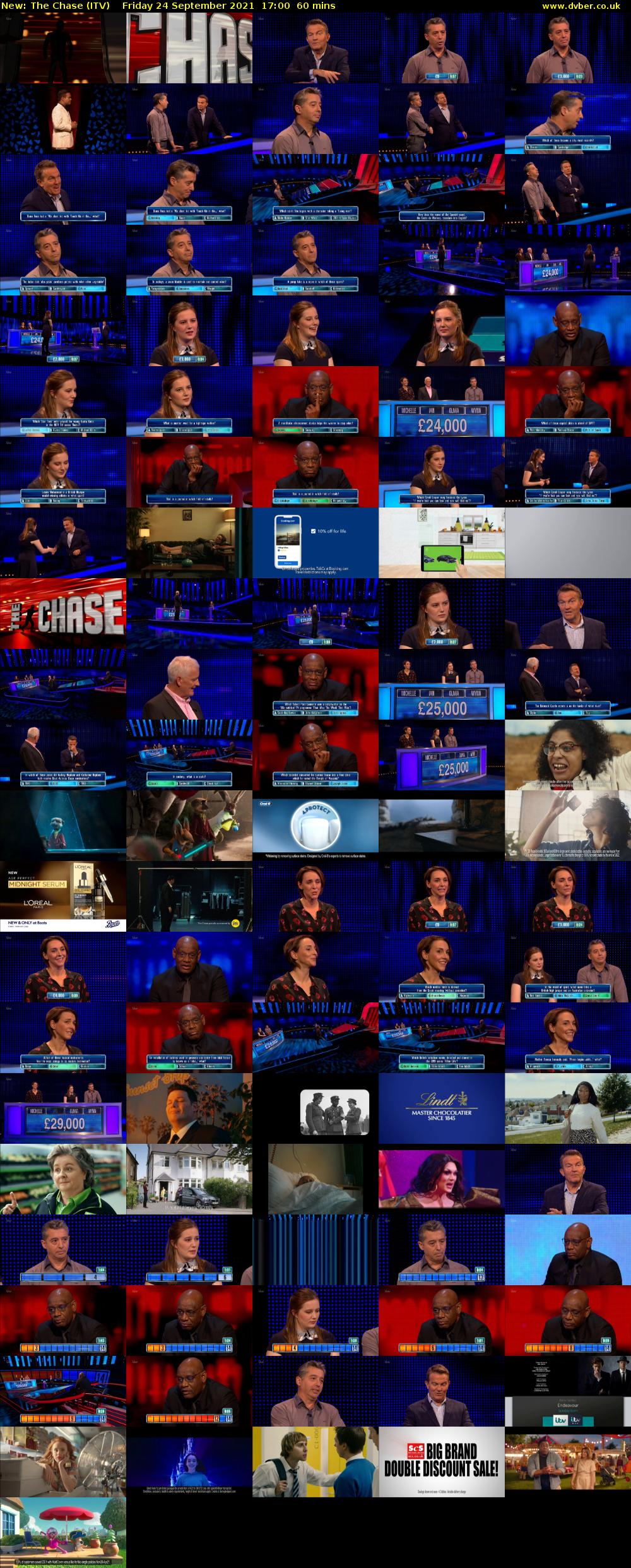 The Chase (ITV) Friday 24 September 2021 17:00 - 18:00